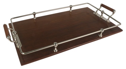 45cm wood nickel tray - 45cm,