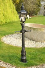 USED Ex-Display 1.5m Miniature Victorian Reclaimed Lamp Post & Lantern Set