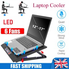 6 Powerful Fans Laptop Cooler