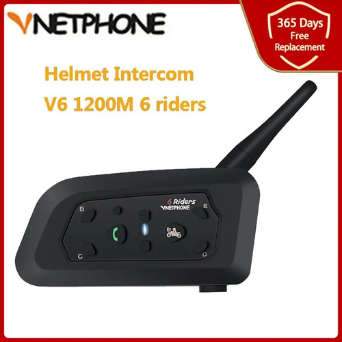 Pro motorcycle intercom - v6,