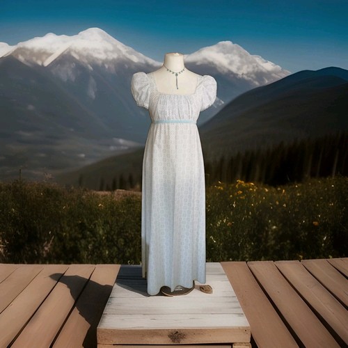 Regency style day dress hand - day,