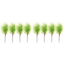 8 pcs  Plastic Artificial Tree Fern Grass Simulation Plant Home Wall Decorations