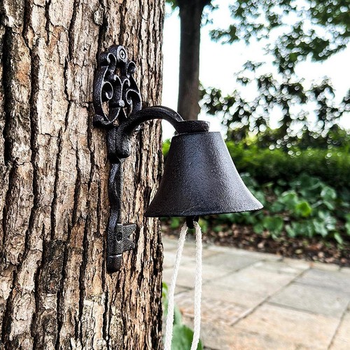 Cast iron doorbell - doorbell, wall