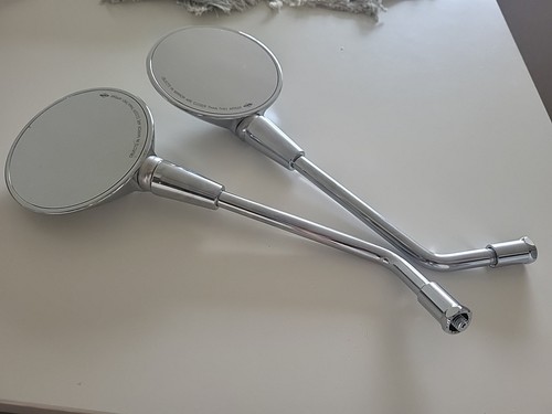 Round scooter mirrors 8mm - mirrors,
