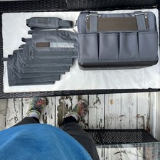 Estwing Heavy Duty 14 Compartment, 16 in Professional Carpenter's Tool Bag 94761