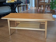 Mid-century two-tier wooden