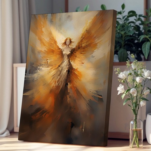 Angel abstract art canvas - art, wall