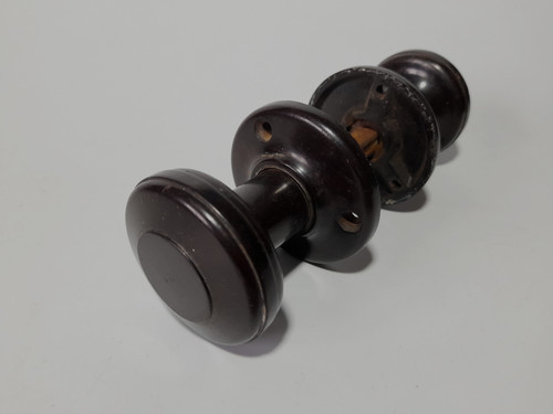 Vintage pair bakelite door - pair,