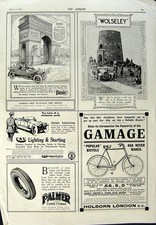 Original Old Vintage Print