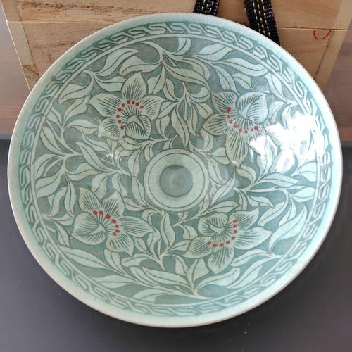 Goryeo celadon inlaid orchid - celadon,