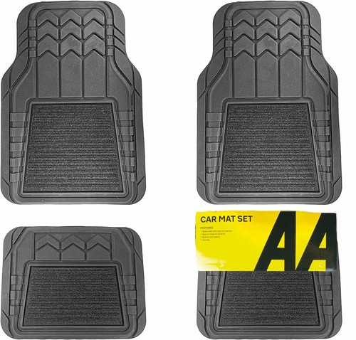 Rubber car mats set - rubber, with