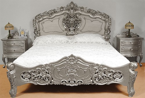Silver 6ft super king - 6ft, rococo