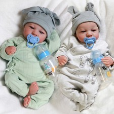Twins Reborn Baby Dolls Soft