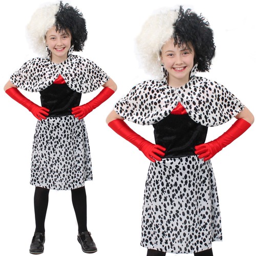 Girls cruella fancy dress - girls,