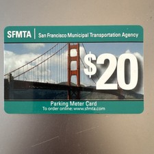 SFMTA Parking Meter Card, San
