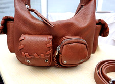 BNWT  DESIGUAL Handbag ~ Tan Coloured ~ Size Small ~ Hand Held or Shoulder Strap