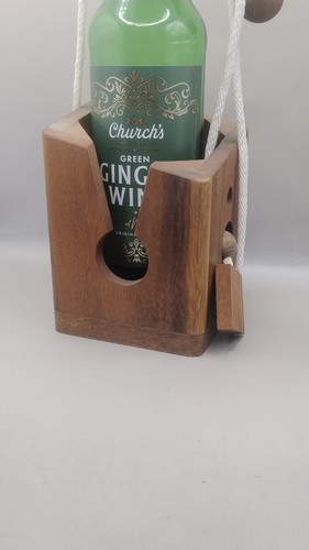 Hardwood bottle jail - hardwood,