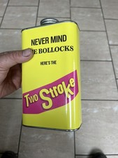 Vintage style Quart oil Can Lambretta Vespa Scooter Sex Pistols Slight Damage