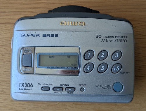 Vintage aiwa cassette - vintage,
