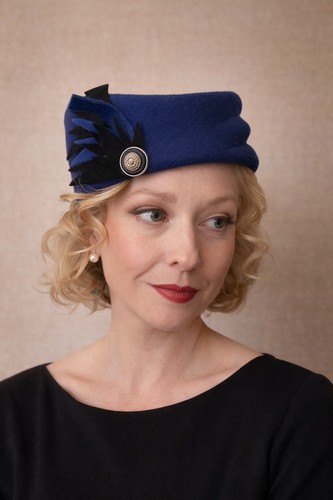 Vintage 1950s lancaster cobalt - vintage,
