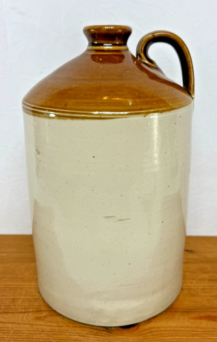 Antique stoneware flagon - antique,
