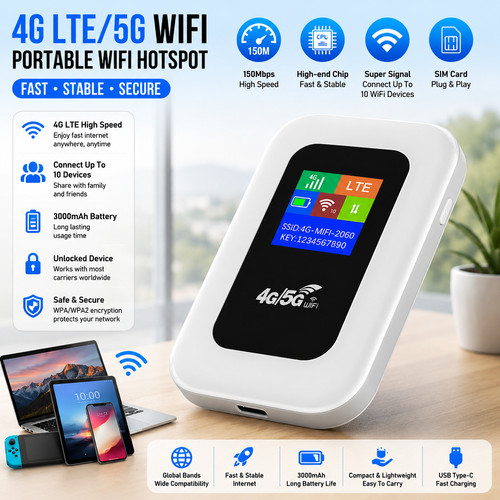 Unlocked hotspot lte - hotspot, 5g