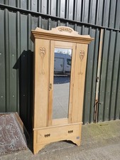 Arts And Crafts Pine Wardrobe