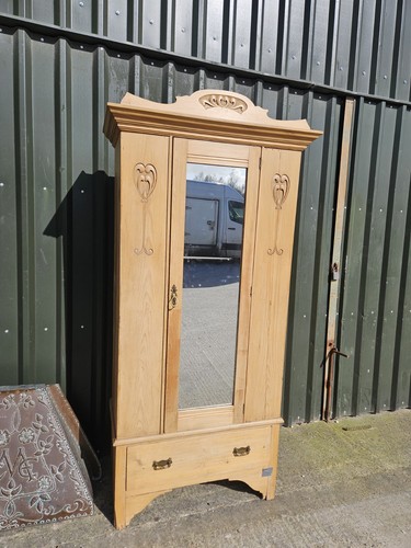 Arts and crafts pine wardrobe - arts,