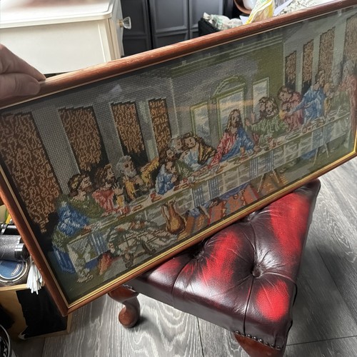 Handmade needlepoint tapestry - handmade,