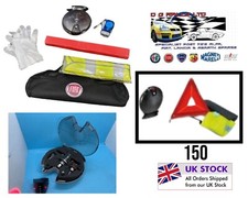 Genuine OEM Fiat 500X Safety Kit Triangle Jacket Torch Bulb kit Gloves 71807408