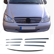 Fit For Mercedes Vito Viano W639 2004-2010 Chrome Front Grill 7Pcs S.Steel