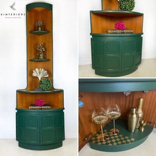 Nathan Green Corner Display Unit and Drinks Cabinet
