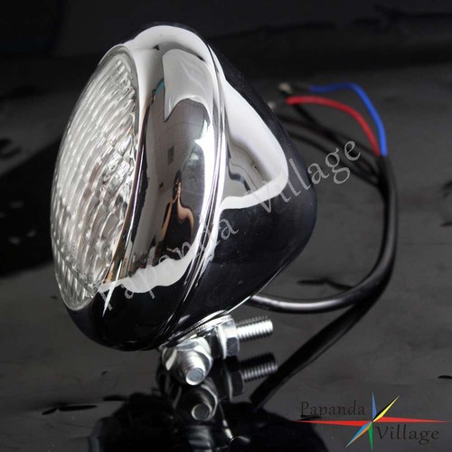Retro motorcycle head light - head,