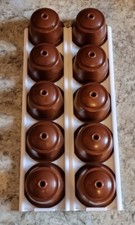 Nescafe Dolce Gusto Coffee Pod Holder - Wall Mounted Or Under Shelf Long 2 Row 