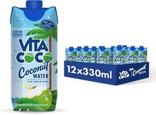 Vita Coco Original Coconut Water 12X330 Ml, Packed with Electrolytes, Gluten Fre