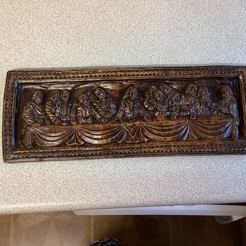 Carved brown dyed stone the - carved,