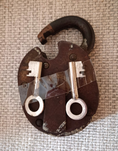 Chubb grey heavy - grey, padlock