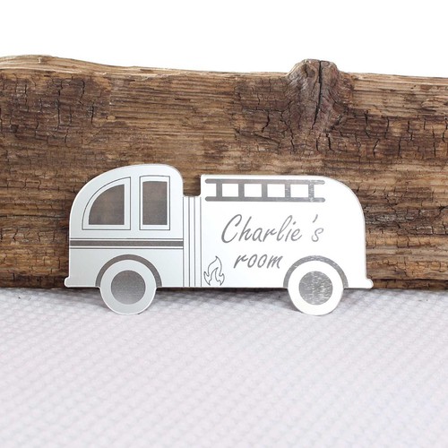 Fire engine mirror set - engine,