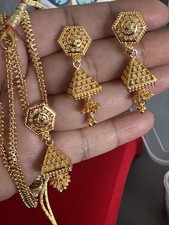 Asian Indian 18k Gold Plated