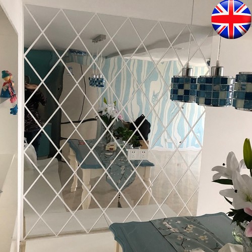32x glass mirror tiles - glass, wall