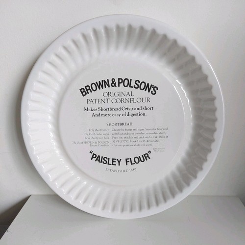 Brown polson paisley - brown, flour