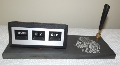 Vintage desktop flip calendar - vintage,