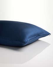 M&S 100% Mulberry Silk Pillow Case - Blue