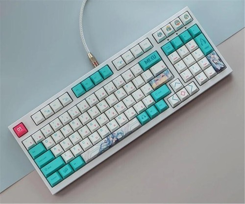 Hatsune miku theme keycap oem - hatsune,