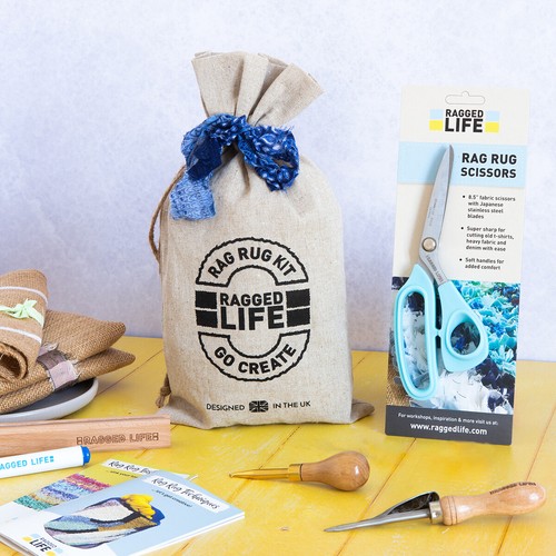 Rag rug kit deluxe - rug,