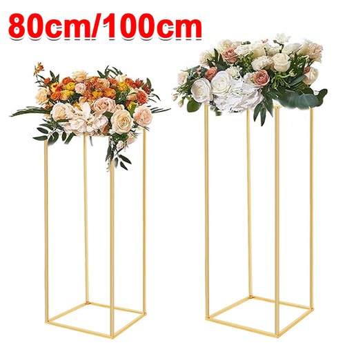 100cm metal flower pedestal - 80-100cm,