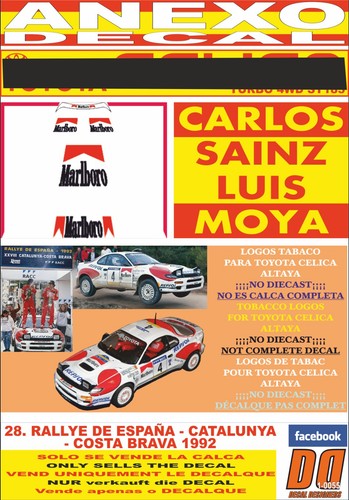 Anexo decal toyota celica - anexo,