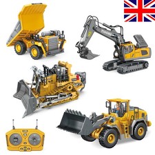 RC Excavator Dumper Car 2.4G Remote Control Vehicle Crawler Truck Bulldozer Toys