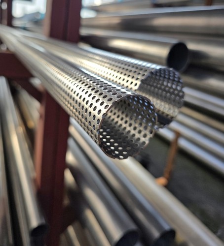 Perforated pipes exhaust tube - perforated,