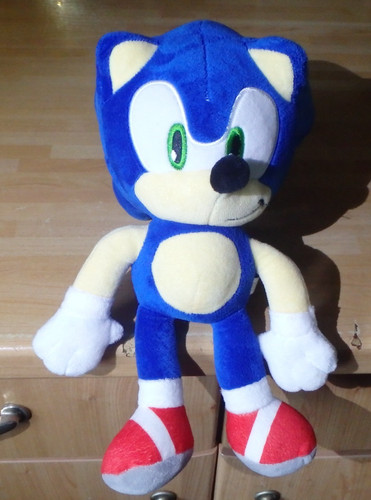 Sonic the hedgehog plush toy - hedgehog,